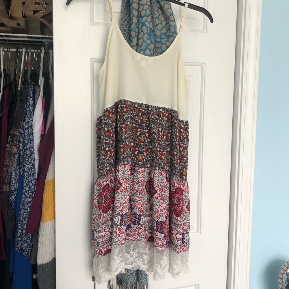 Patterned swing dress